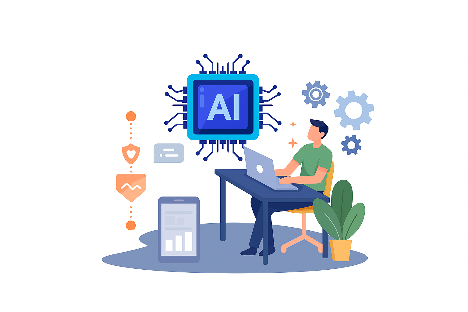 Data & AI illustration