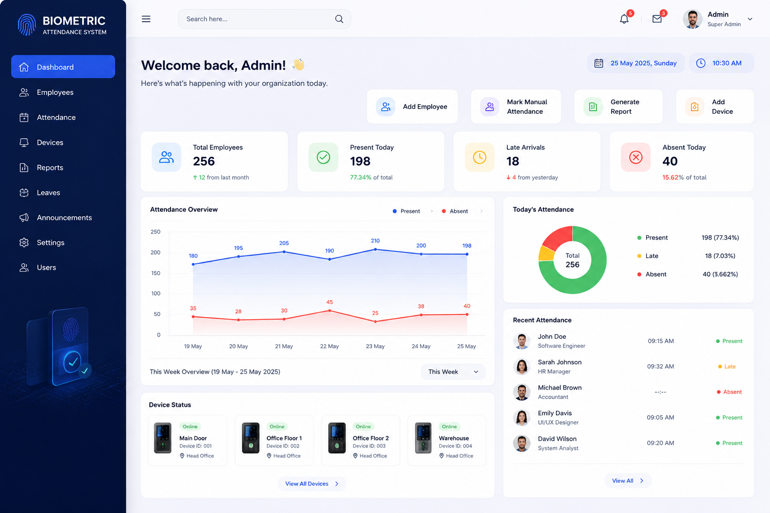 Billing software screenshot